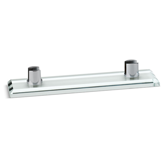 Glass base with chrome supports series K.BVTF 200