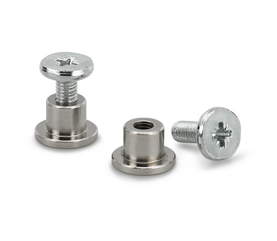 Screw fastening stud for plaques and trophies